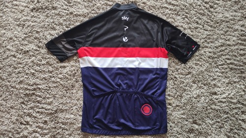 Rapha Team Sky British Champion Cycling Jersey Size: L RARE ! - Picture 14 of 21