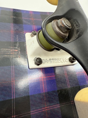 RARE Enjoi Jerry Hsu Plaid Panda Complete Skateboard Deck Destructo Trucks - Bild 4 von 7