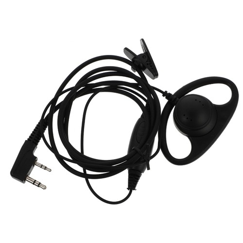 - -Kabel Słuchawki interphone Słuchawki bezprzewodowe z zaczepem na ucho - Zdjęcie 5 z 12