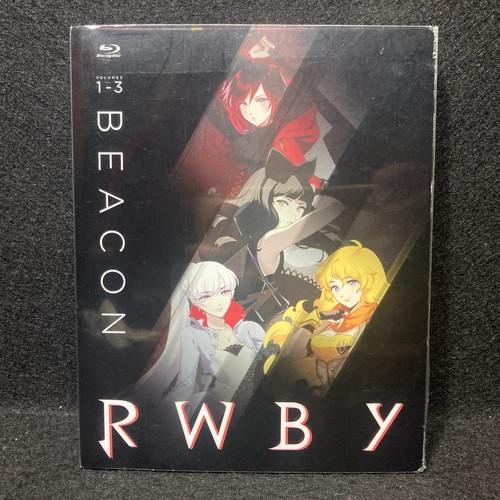 RWBY Vol. 1-3 Beacon Blu-ray Limited Edition STEELBOOK with Sleeve from Japan - Picture 2 of 7