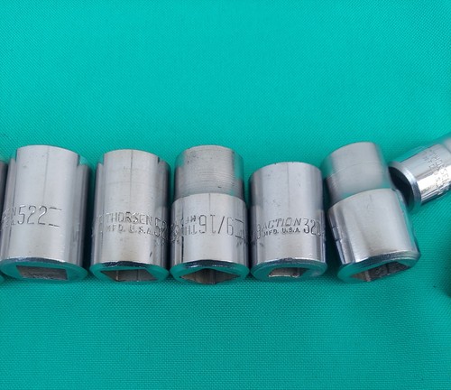 Thorsen 17 piece SAE Standard Socket Wrench Set Ratchet Extension Spark Plug - Picture 14 of 16