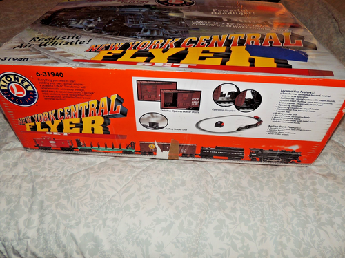 LIONEL New York Central Flyer Electric Train Set 6-31940 Smoke, Whistle, Track - Picture 3 of 19