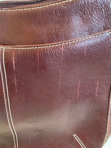 Etienne Aigner Vintage Classic Antic Red Handtasche / Schultertasche Silber Hardware - Bild 2 von 11