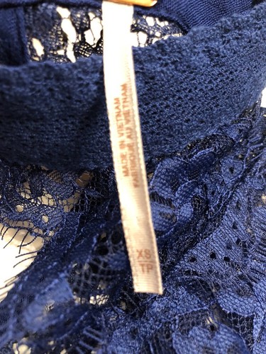 Free People dress womens XS Blue lacey - Picture 3 of 4