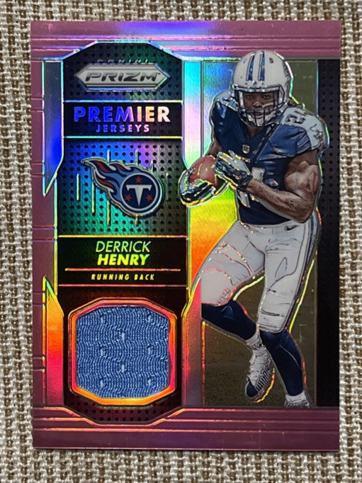 Derrick Henry (MEM, RC) 2016 Panini Prizm - Premier Jerseys Pink Prizm #PPJ-DH