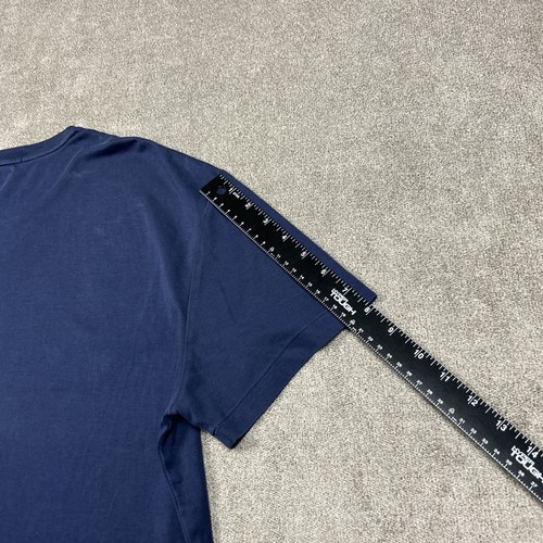 Polo Ralph Lauren Hemd Herren Large Classic Navy Flesh Pony Boxy Cropped Relaxed - Bild 8 von 9