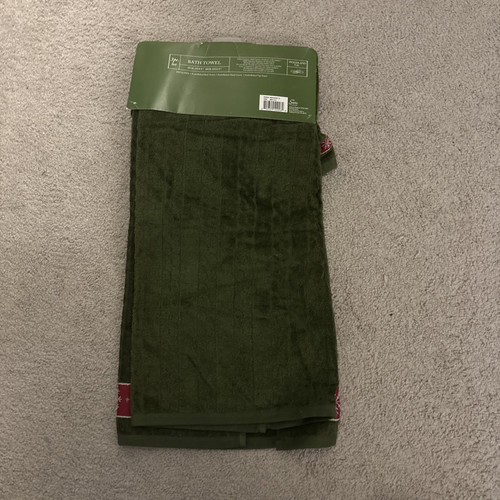 Handtuchset Weihnachten 3-teilig: Badetuch, Handtuch & Waschlappen - Bild 2 von 2