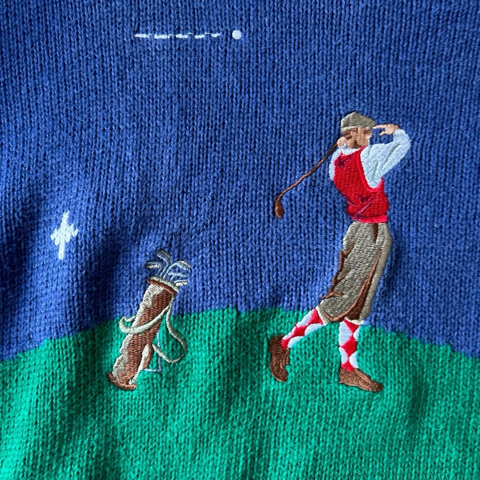 Suéter de golf vintage par cuatro para hombre  Foto 3 de 4