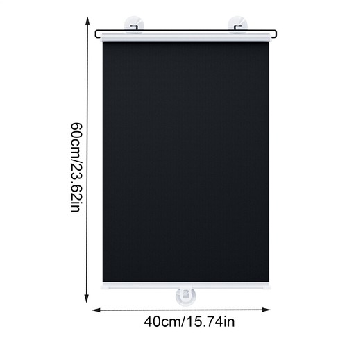 Car Roller Blinds Suction Cup Home Window Curtain Sunshade for Windshield - Picture 2 of 18