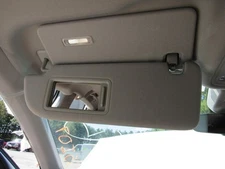 2017-2019 Audi Q7 Driver Side Sunvisor illuminated Dual LH w/Mirror Grey Clr OEM