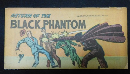 RETURN OF THE BLACK PHANTOM WISCO MINI-COMIC PROMO GIVEAWAY STATIONEN 1948 SEHR GUTER ZUSTAND/SEHR GUTER ZUSTAND