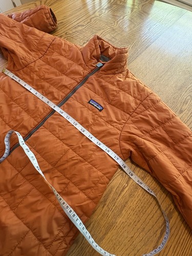 Patagonia Nano Puff Jacket Youth XL 14 Orange Zip Puffer Quilted Primaloft Ins - Picture 6 of 11