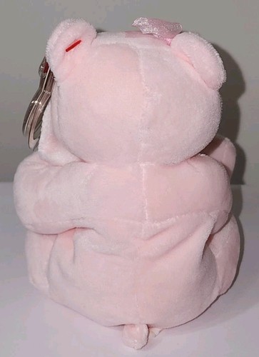 Juguete de peluche Ty Beanie Baby - BABY GIRL the Bear con manta (7 pulgadas) MWMTs - Imagen 5 de 11