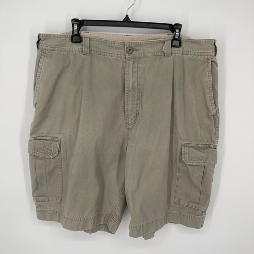 Reyn Spooner Men's Cotton Cargo Shorts Size 40 Khaki Green Pockets Casual