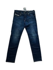 Diesel Mens Buster Tapered Jeans RB065 Blue 195 Size 34/32
