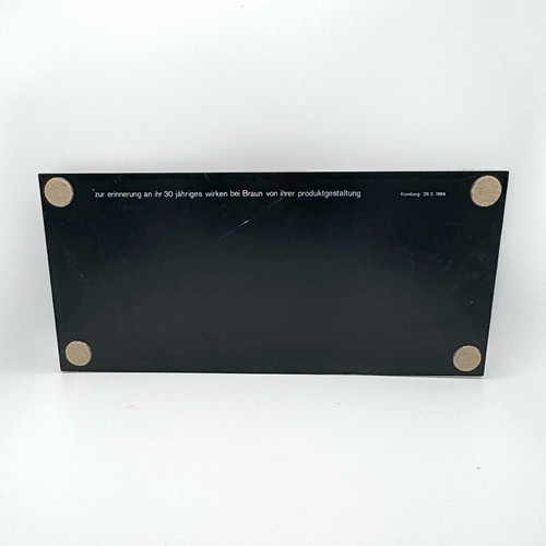 1984 Braun Acrylic Employee Commemorative Plaque w/ Magnet Detail (AHB) - Picture 8 of 10