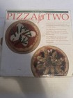 Old Stone Oven 'Pizza for Two' TWO (2) 8.5" dia Round Stones Vintage