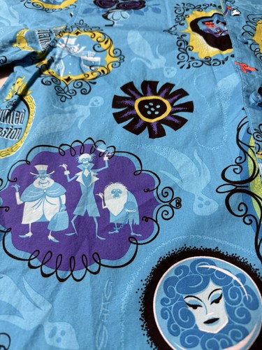 Disneyland Haunted Mansion 50th Anniversary Shag Button Up Camp Shirt Adult S - Bild 3 von 3