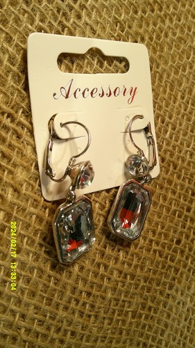 12pc Bag Silver Dangle Earrings Fashion Jewelry Accessory - Picture 3 of 3