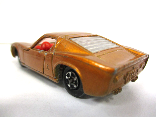 LESNEY MATCHBOX SUPERFAST #33 33 - LAMBORGHINI MIURA P400 (GOLD) - DIECAST - Picture 6 of 11
