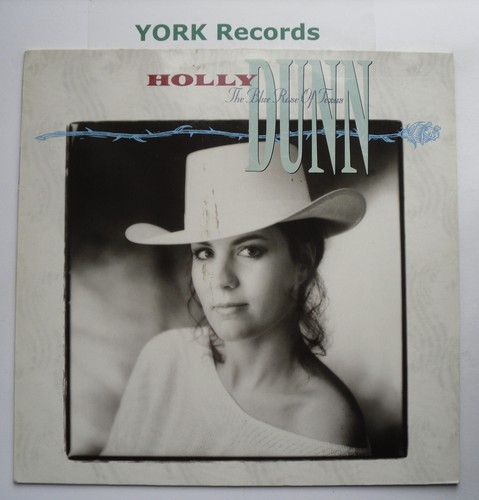 HOLLY DUNN - The Blue Rose Of Texas - Ex Con LP Record Warner Brothers 925 939-1