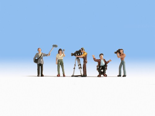 5 Camera Crew director, sound man OOHO figures Noch 15573 free post 5 Camera Crew director, sound man OOHO figures Noch 15573 free post
