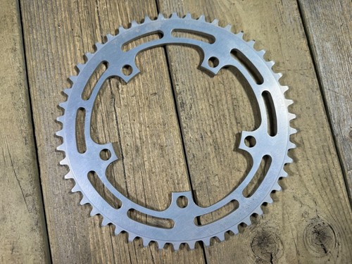 SHIMANO Chainring 50T Fixie Track Old School BMX 5 Arm 130 BCD Japan Vintage - Picture 7 of 11