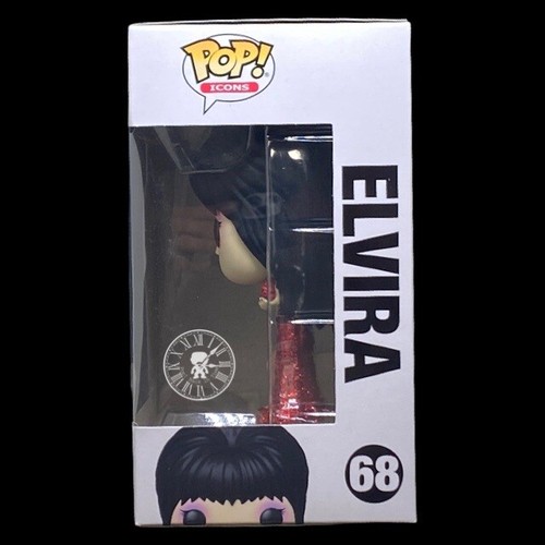 Funko Pop + Protector! Iconos #68 Elvira 40 Years Diamond *Glitter* Mint-In-Stock - Imagen 3 de 12