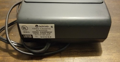Vintage 1990's Kinyo VHS Tape Rewinder Model 561657 - Picture 3 of 4
