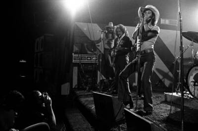 Guitarist Dan Toler & Harmonica Player Topper Price Dickey Betts 1976 OLD PHOTO