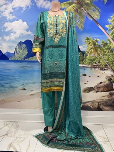 women Asian/Indian/Pakistani sarara,garara Gowns Salwar Kameez party wear dress - Picture 3 of 4