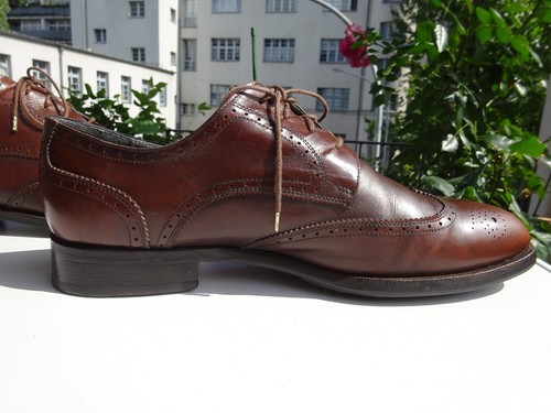 SCAROSSO Herren Goodyear Welted Budapester Business Schuhe Leder Italy Gr.43 TOP - Bild 4 von 12