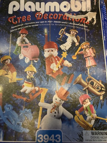 Playmobil 3943 Christbaumschmuck 2000 NEU Weihnachtsmann Engel Schneemann Ski LESEN - Bild 6 von 6