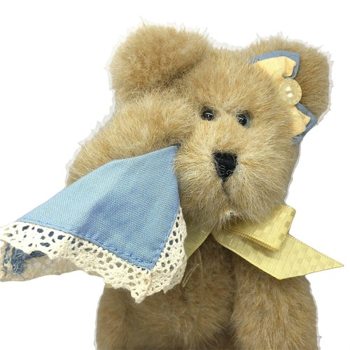 Oso de peluche Boyds Will B Missing You 8" beige felpa totalmente articulada de colección - Imagen 11 de 12