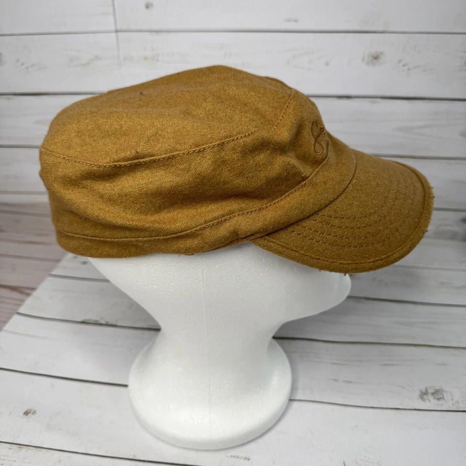 Sean John Cadet крышка мужской большой коричневый военного стиля шерсти с подкладкой поле шляпа резинке - Изображение 3 из 4