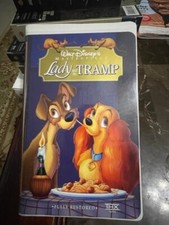 Lady and the Tramp (VHS, 1998) Clamshell