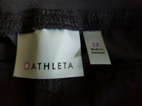 Athleta Women's Straight Leg Drawstring Pants Black  Style 73427 Size 12 EUC - Bild 7 von 8