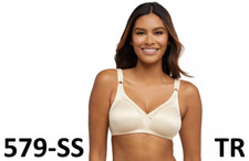 Bali  Double Support Comfort-U Wireless Full-Figure Bra, 3820 Light Beige, 36DD