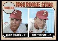 1968 Topps #348 Phillies Rookie Stars Colton, Thoenen NR-MINT