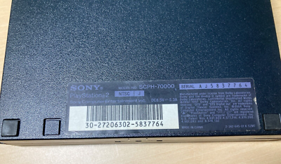 SONY Playstation 2 System Console Slim PS2 SCPH-70000 with 2