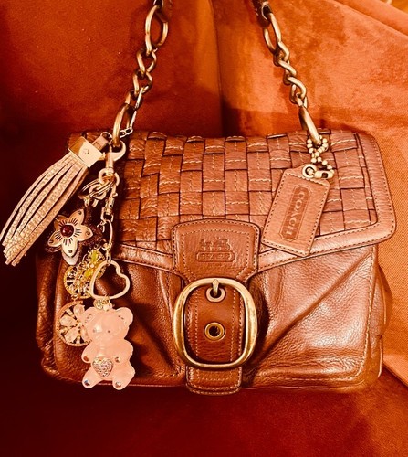 Beautiful RARE Coach Legacy Tattersall Bleecker, Burnished leather, # 12364