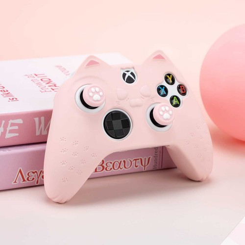 Funda Funda GeekShare Rosa Pata de Gato para Mando Xbox Series X Recubrimiento Kit 3 en 1 - Imagen 6 de 8