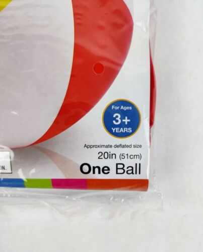 Intex Inflatable Ball Beach 20" Pool Toy Water Games Beach Ball Volleyball - Picture 3 of 3