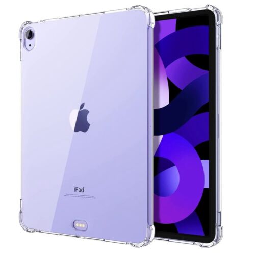 For iPad 11/10/9/8/7tth Gen Air 4 5 Pro 11 Soft TPU Clear Case Shockproof Cover - Picture 22 of 44