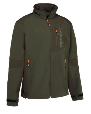 Percussion Herren Softshelljacke ,Jagdjacke, Jacke, Outdoor