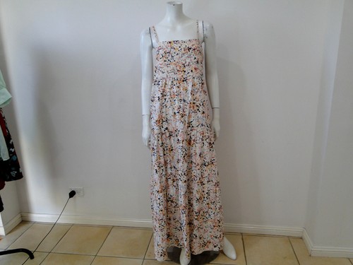 Witchery Syrup Tort print cotton blend maxi SunDress Sz 6 like new RRP $179.00 - Picture 3 of 11