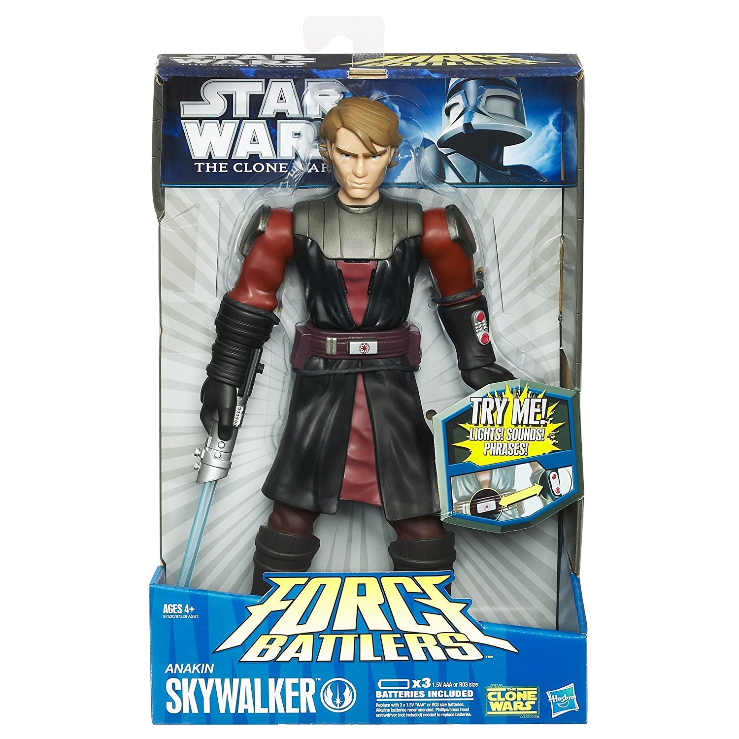 STAR WARS 10 ANAKIN SKYWALKER action figure toy figure with sound & light fx STAR WARS 10 ANAKIN SKYWALKER action figure toy figure with sound & light fx