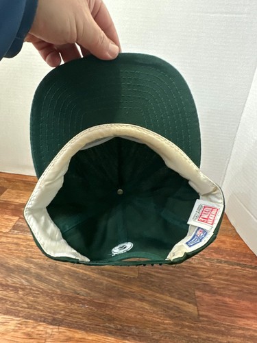 Vintage Green Bay Packers Mütze Cap Snapback NFL Football Two Tone Spell Out NEU - Bild 8 von 8