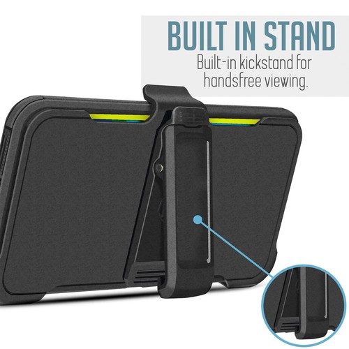 For Motorola Moto Edge (2022) Combo Holster Cover Case Built in Screen Protector - Picture 61 of 63