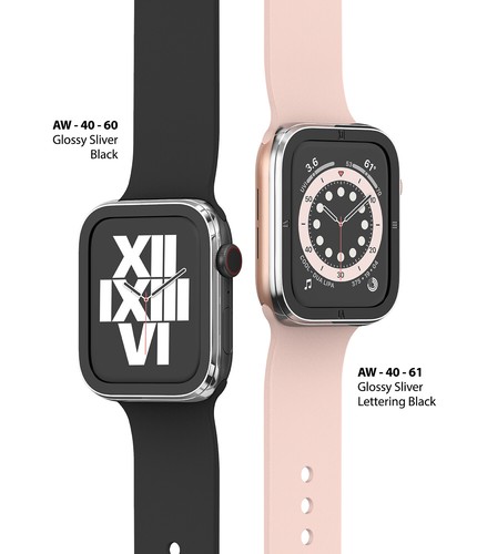 Pour Apple Watch Series 6/5/4/Se étui 40 mm, 44 mm housse de style lunette annulaire - Photo 133 sur 306